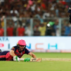 राजस्थान ने गुजरात के खिलाफ एक ही गेंद पर गंवाए दो विकेट ..